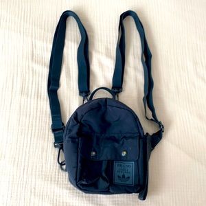 Adidas originals mini black backpack with pockets